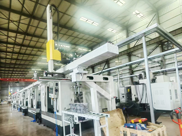 桁架機械手-發動機缸體